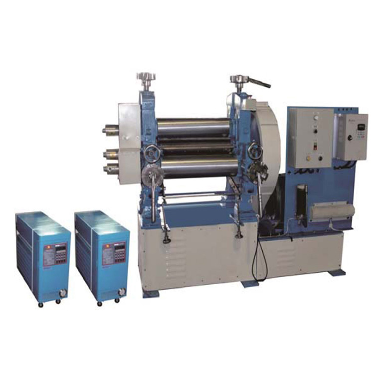 Direct Type Embossing Roller Machine (3 Rollers) With Water Type Mold Temperature Controller